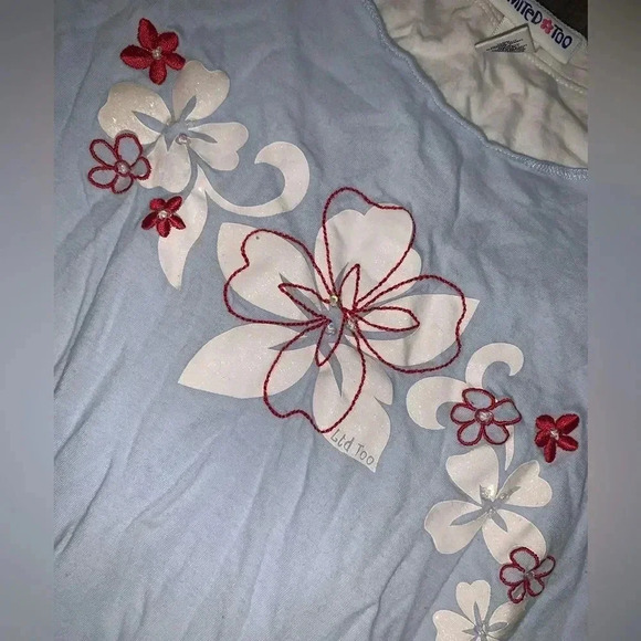 Limited too Y2k Hawaiian baby tee - Picture 2 of 2